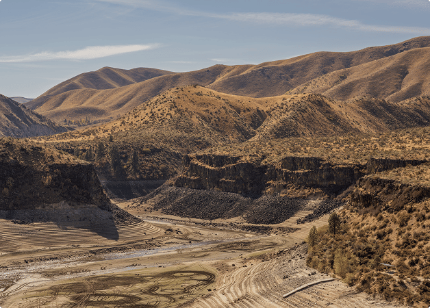African mining landscape
